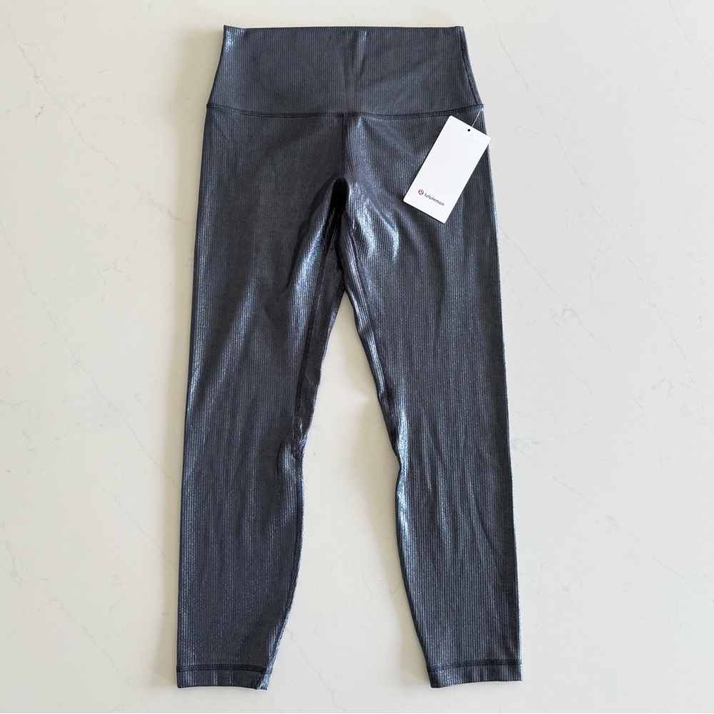 lululemon align 25” ribbed *shine